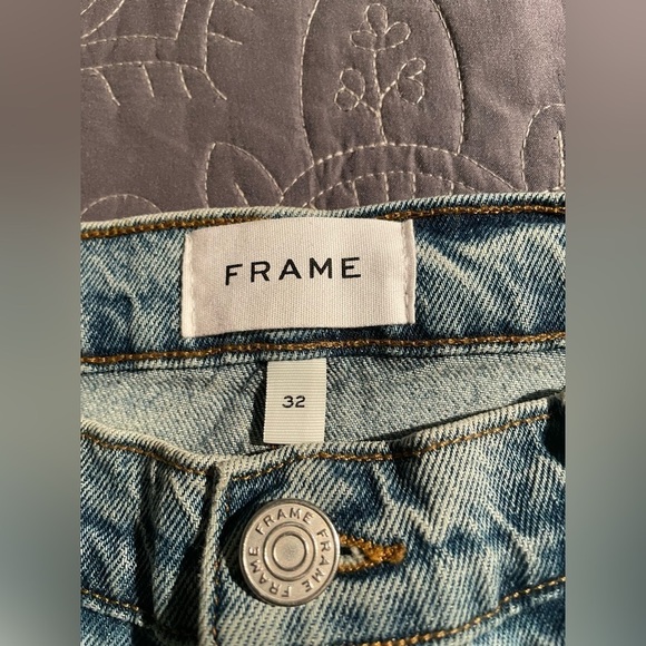 New Frame Le High Flare 32 Crystal Beach Tear Wash - Picture 6 of 12